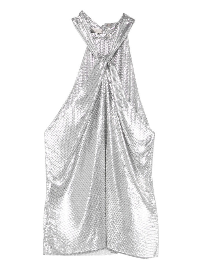 Paco Rabanne Silver Aluminium Top