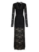 Paco Rabanne Black Polyamide Viscose Elastane Dress