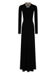 Paco Rabanne Black Viscose Polyamide Dress