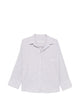 White Sand Striped Cotton Shirt