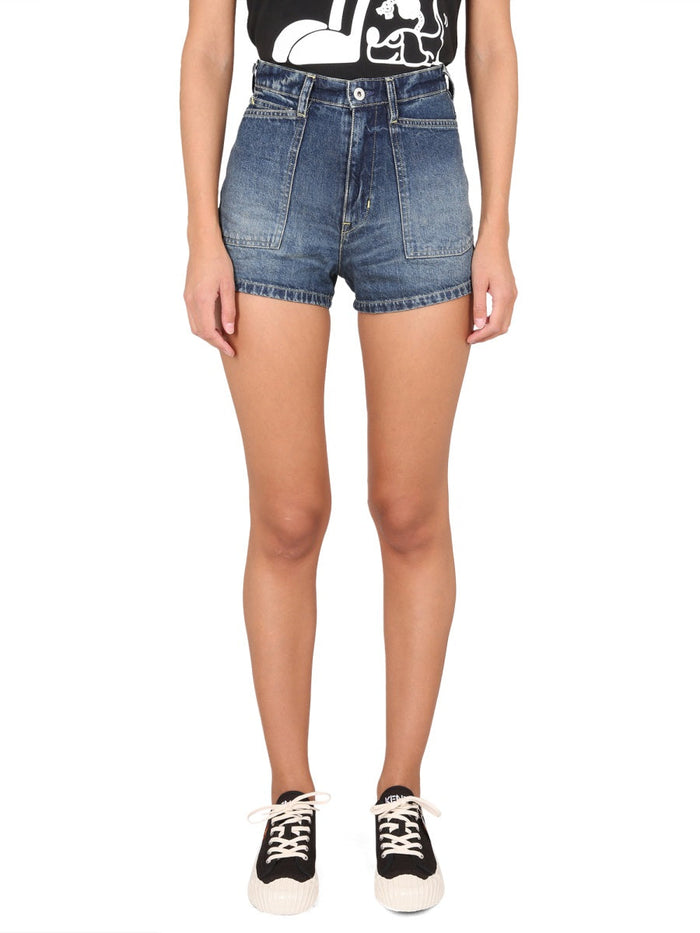 Kenzo Short In Denim