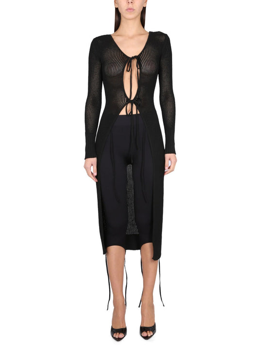 Andreadamo Long Perforated Jersey