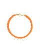 Patou Glass And Brass Bead Necklace