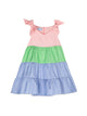 Mimisol Multicolor Satin Dress