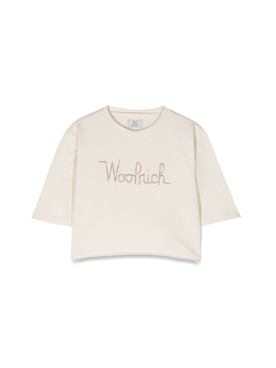 Woolrich Cropped Crewneck Top