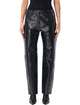 Magda Butrym Leather Straight-Leg Leather Pants