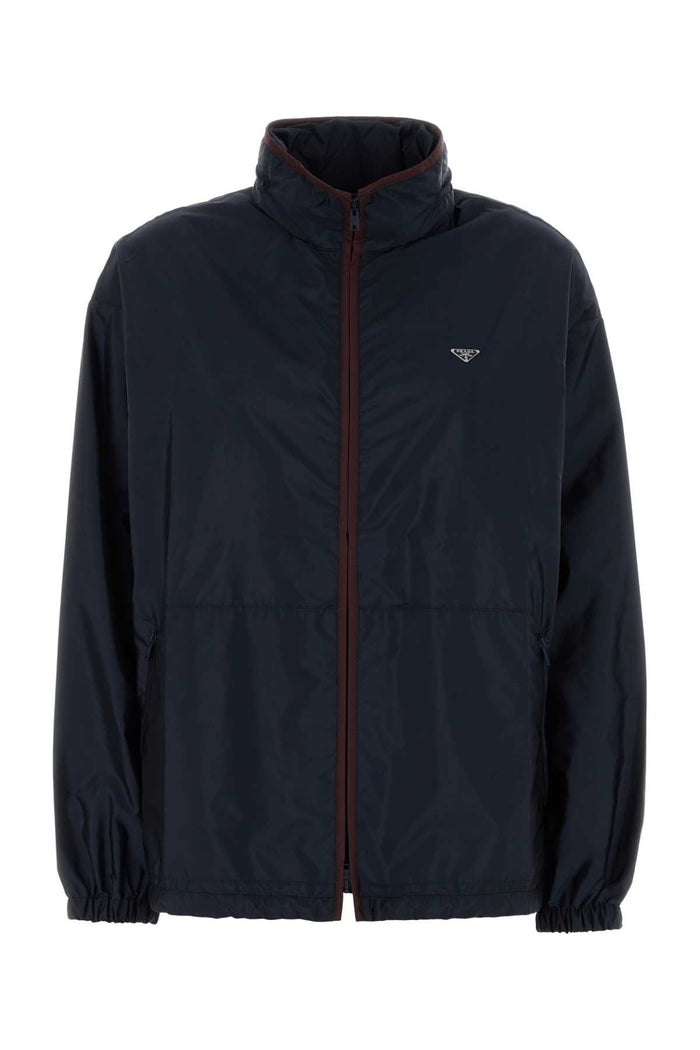 Prada Navy Blue Re-Nylon Windbreaker