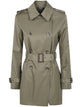 Lauren Ralph Lauren Double Breasted Belted Lined Coat