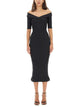 Philosophy Di Lorenzo Serafini Off-The-Shoulder Dress