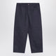Moncler Genius Blue Trousers In Cotton Gabardine