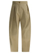 Moncler Kids Beige Cotton Trousers