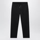 Moncler Black Jogger Trousers With Logo Patch