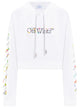Off-White Bookish Glowing Flower Crop T