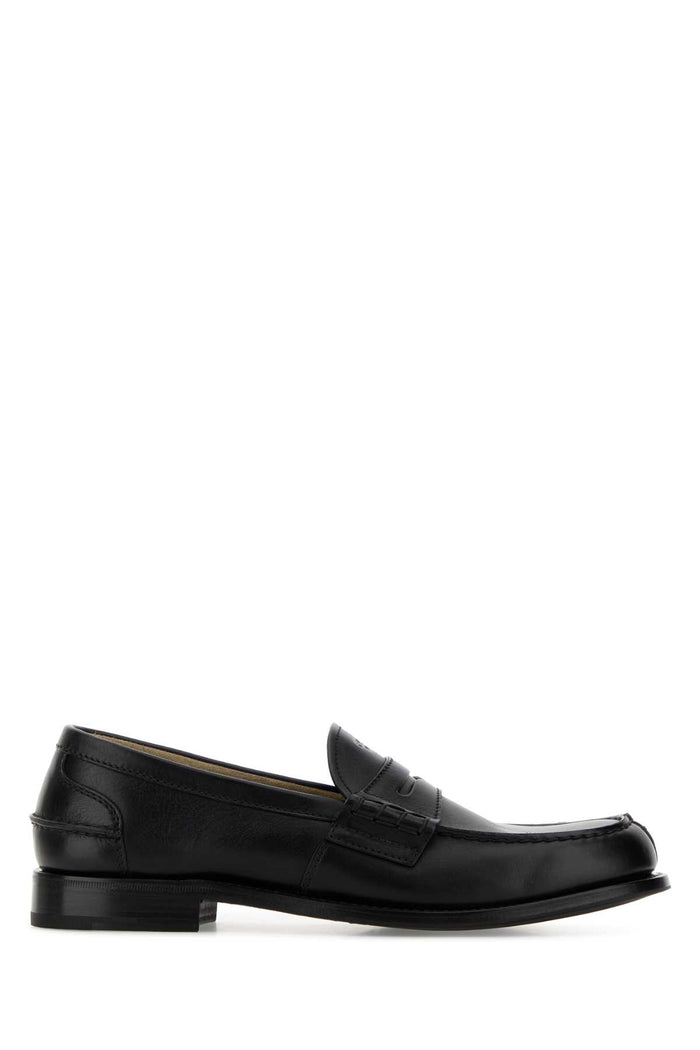 Prada Prada Classic Leather Loafers