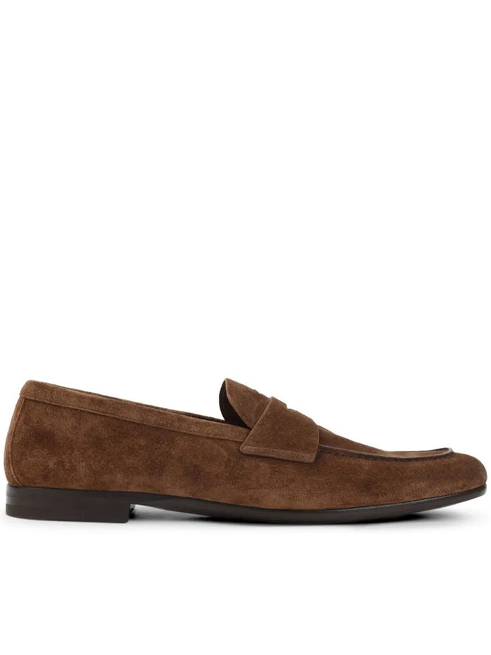 Prada Brown Goat Leather Loafers