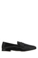 Prada Black Leather Loafers