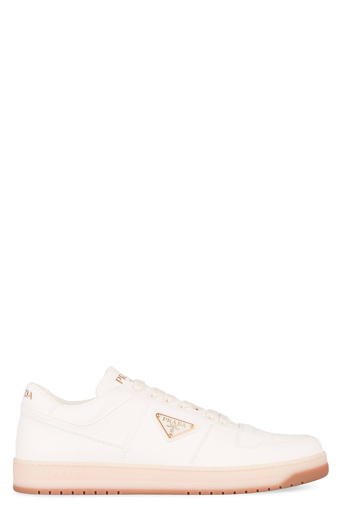 Prada Ivory Lamb Leather Sneaker