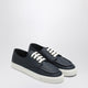 Prada Blue Baltic Hammered Leather Sneaker