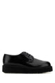 Prada Black Leather Lace-Up Shoes