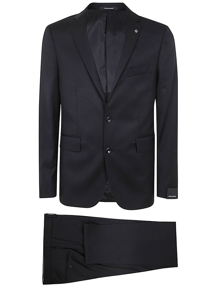 Tagliatore Classic Suit With Constructed Shoulder