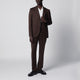 Tagliatore Singlebreasted Brown Wool Suit