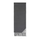Prada Charcoal Cashmere Scarf