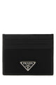 Prada Triangle-Logo Leather Wallet