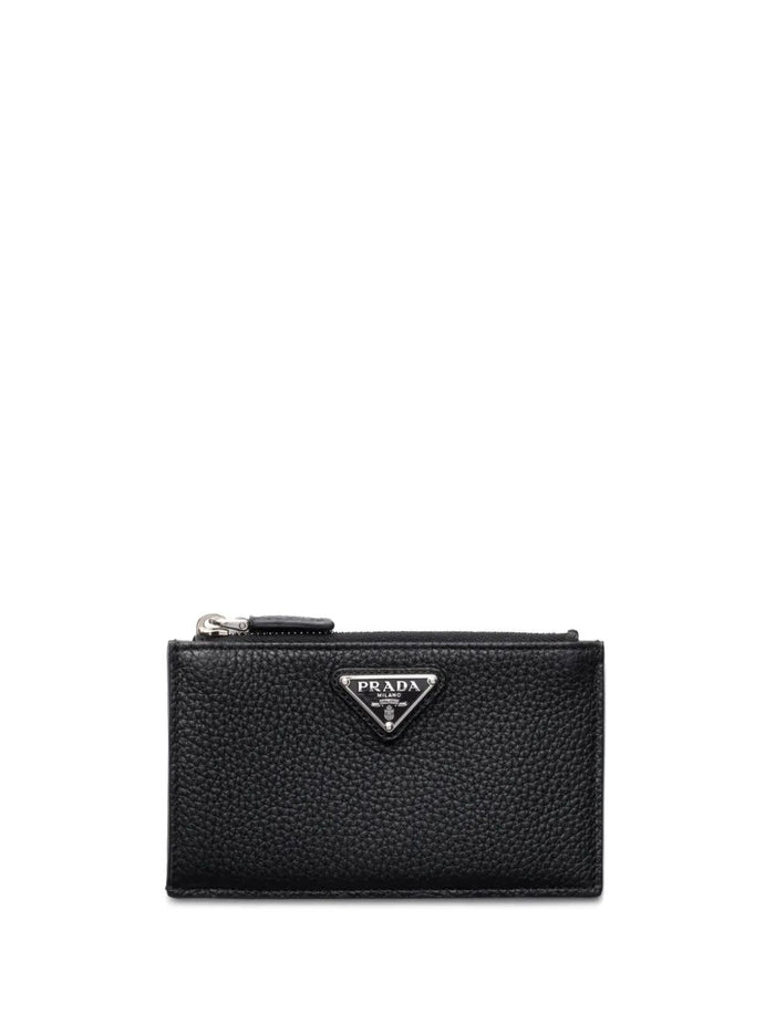 Prada Black Leather Card Holder