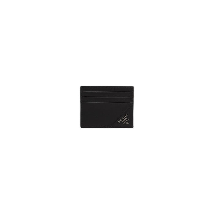 Prada Black Leather Card Holder