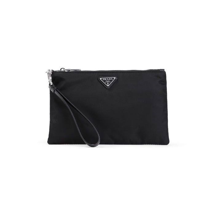 Prada Black Re-Nylon Clutch