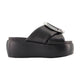 Marc Jacobs The Platform Sandals - - Leather - Black