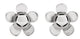 Marc Jacobs Silver Brass Jewelry