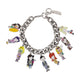 Marc Jacobs Miss Marc City Charm Bracelet - - Metal - Silver
