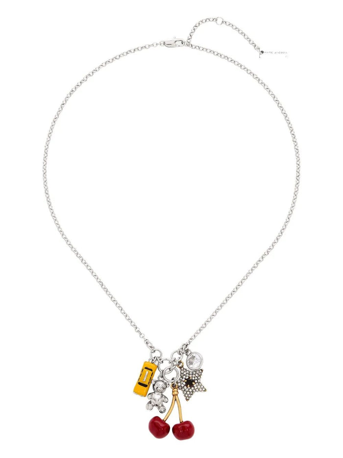 Marc Jacobs Trinket Charm Cluster Necklace - - Brass - Multicolor