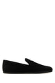 Prada Black Suede Loafers