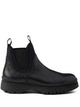 Prada Black Leather Ankle Boots