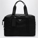 Prada Black Renylon And Saffiano Travel Bag