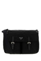 Prada Black Canvas Travel Bag