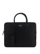 Prada Black Leather Brief Case