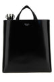 Prada Black Leather Shopping Bag