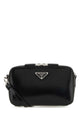 Prada Black Leather Brique Crossbody Bag
