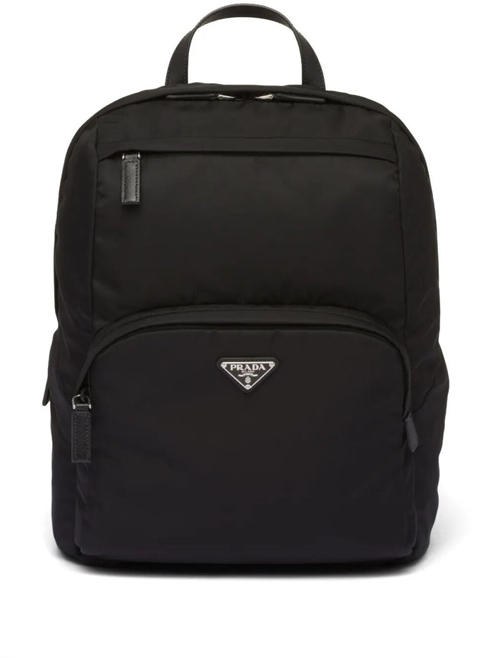 Prada Re-Nylon And Saffiano Leather Backpack