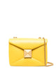 Valentino Garavani Yellow Nappa Leather One Stud Shoulder Bag