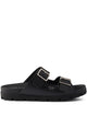 Prada Double-Strap Buckle Sandals