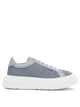 Casadei Light Blue Leather Sneakers