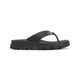 Prada Black Leather Flip-Flops