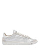 Patrizia Pepe Silver Calfskin Sneakers