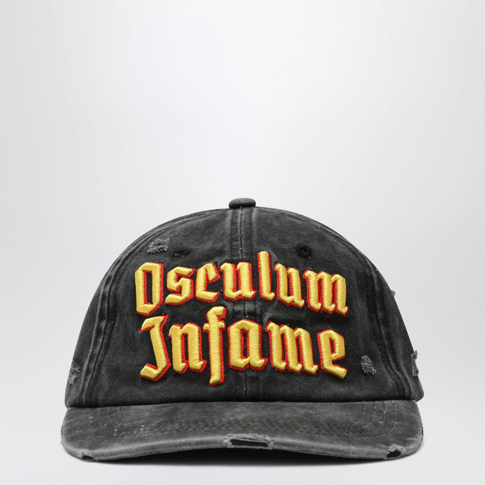 Dagger Black Distressed Osculum Infame Baseball Cap