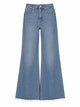 Frame Blue Jeans In Regenerative Cotton.