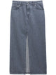 Filippa K Slit Denim Long Skirt